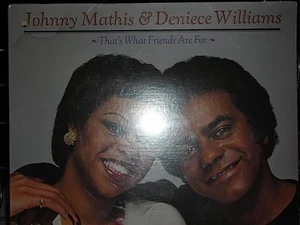 JOHNNY MATHIS & DENIECE WILLIAMS "That’s What Friends Are For" 12" Vinyl SEALED - Picture 1 of 5