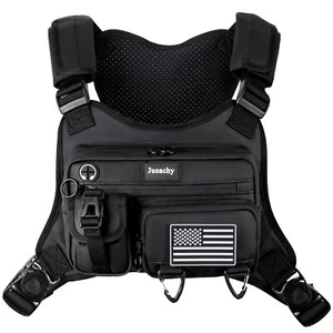 Running Chest Bag For Men Women Waterproof Vest with Water Bottle Pouch Utili... - Picture 1 of 6