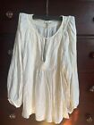 Women's Shirt Joie, size M 100% silk, solid, White
