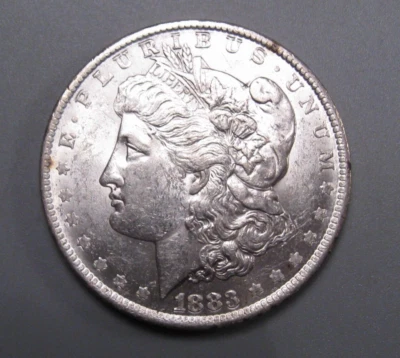 AU+/UNC Dollaro D'Argento MORGAN 1883-O. - Immagine 1 di 4