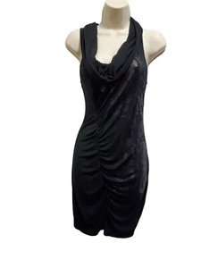 Guess Damen Minikleid Schwarz Ärmellos Größe M Pucker - Bild 1 von 9