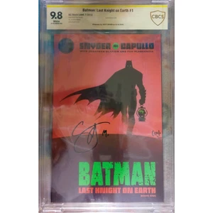 Batman Last Knight On Earth #1 CBCS SS 9.8 firmato da Scott Snyder - Foto 1 di 5