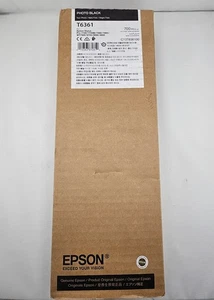 Epson T6361 Photo Black Ink Cartridge P7700/7890/7900/9700/9890/9900 Exp 2023/04 - Picture 1 of 2