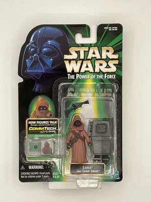 Star Wars POTF Jawa And Gonk Droid with  Commtech Chip 1999 - Image 1 of 3