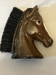 Ceramic Horse Head Clothing Brush - Picture 1 of 5