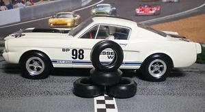 1/32 URETHANE SLOT CAR TIRES 2pr PGT-21073SE-XD fit REVELL MONOGRAM Mustang - Picture 1 of 1