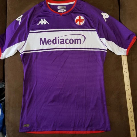 Fiorentina  Football Shirt 2021/2022 Kappa Gara Soccer Jersey XXL Pro Kombat Cover