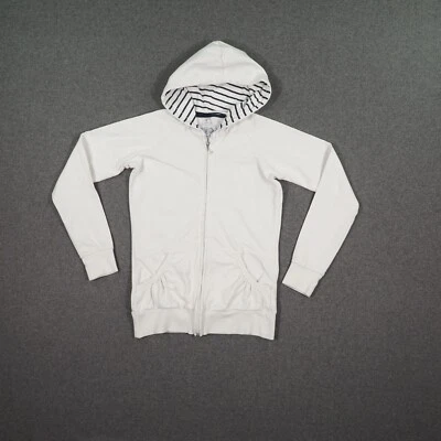 TCM Damen Sweatjacke Gr. 36 / 38 weiß Hoodie Sweater Sweatshirt Kapuze Langarm - Bild 1 von 4
