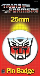 G1 AUTOBOT LOGO 25mm BADGE Transformers Decepticons Autobots Vintage G1 Image - Picture 1 of 1