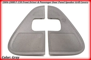 OEM Gray Front Door Speaker Grilles LH/RH - 2004-2008 Ford F-150 Pickup Truck - Bild 1 von 9