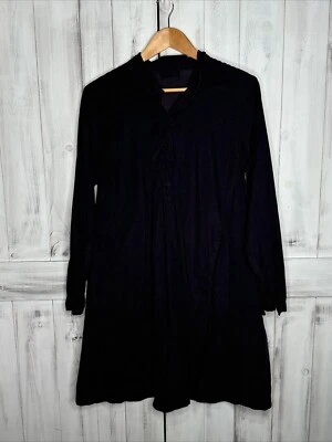 MUJER CP SOMBRAS JAZMÍN PANA TÚNICA VESTIDO AZUL MARINO MANGA LARGA ALGODÓN PEQUEÑO Foto 1 de 4