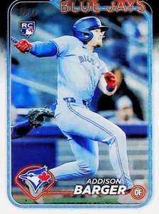 2024 TOPPS UPDATE US336 ADDISON BARGER ROOKIE CARD TORONTO BLUE JAYS SPEDIZIONE GRATUITA - Foto 1 di 2