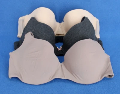 Lote paquete camiseta sujetador forrado con aros H&M talla 34B #E6297 Foto 1 de 4