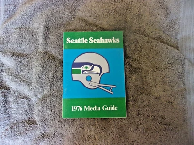 Seattle Seahawks Media Guide 1976 Anuario Programa Libro de Prensa NFL Fútbol AD Foto 1 de 2