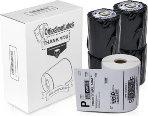 5 Rolls DYMO 4XL Direct Thermal Shipping Labels 4x6 1744907 Compatible 220/Roll - Bild 1 von 8