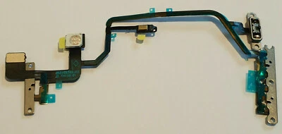 APPLE Nappe flash + boutons power, volume et vibreur sur support iPhone XR (821-01744)