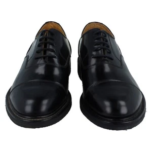 Hombre Geox Pulido Negro Zapatos Talla 9.5 A130 - un-Boxed Ex-Display - Imagen 1 de 10
