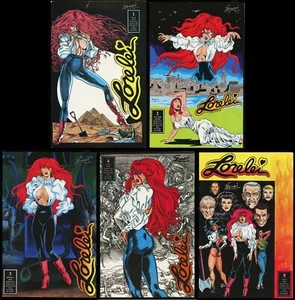 Set Lorelei ~ #1 #2 #3 #4 #5 ~ tutti firmati da Steven Roman ~ Starwarp Concepts - Foto 1 di 7