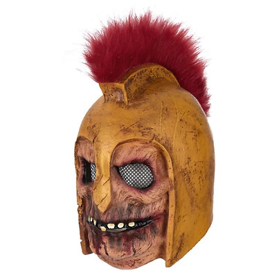 Medieval Knight Zombie Mask,Full Head Zombie Headgear,Latex Crusader Knight Mask - Image 1 of 4