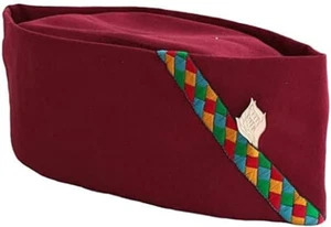 The Mini Needle Uttarakhand Traditional Cap/Pahadi Topi Maroon - Picture 1 of 2