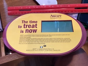 RARE ARICEPT DRUG REP PROMO DIGITAL WALL CLOCK VINTAGE NEW IN BOX - Picture 1 of 2