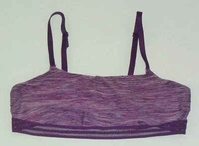 Bralette a rayas moradas Victoria's Secret para mujer talla M A15-93 Foto 1 de 4