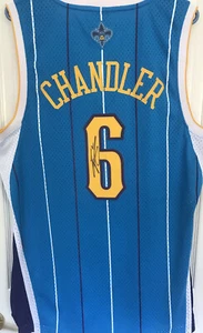 NBA Rockets Lakers Tyson Chandler Signed Autographed New Swingman Hornets Jersey - Picture 1 of 4