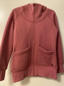 Burton Women’s Journey Fleece Hoodie Jacket, Sherpa-Lined, Size Small, Pink - Picture 1 of 9