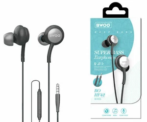 Cuffie Auricolari Super Bass Stereo Sound Jack 3.5mm Volume Microfono 1.2M HF42 - Foto 1 di 8