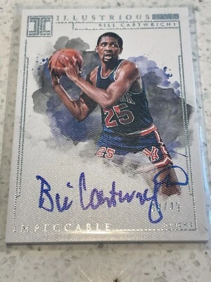 2018-19 Panini Impeccable Illustrious Ink Bill Cartwright  AUTO 39/49 Knicks - Image 1 of 3
