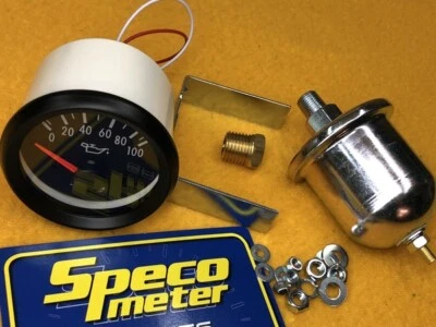 Electric oil pressure gauge 0-100 PSi Speco Street 52mm 2" black 523-16 - Image 1 of 4