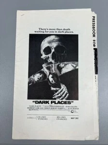 Dark Places Pressbook 1973 Movie Ads Posters Horror Joan Collins - Picture 1 of 3
