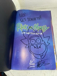 Signed Marc Ellerby (artist) Rick and Morty Volume 8 - Let The Rick One In - Picture 1 of 9