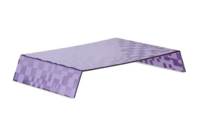 Soporte de escritorio portátil de acrílico para computadora portátil Vivitar - Cuadros morados - Coche/Viaje/Cama - NUEVO Foto 1 de 4