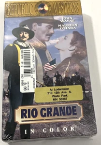 Rio Grande, John Wayne, Maureen O'Hara (1994, Colorized Version), VHS New Sealed - Picture 1 of 3