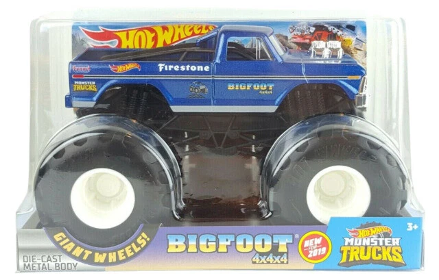Hot Wheels Monster Trucks 1:24 Bigfoot Vehicle - GBV32