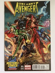 UNCANNY AVENGERS #1 9,4 NM 2012 MIDTOWN COMICS NYC EXKLUSIVE VARIANTE MARVEL - Bild 1 von 11