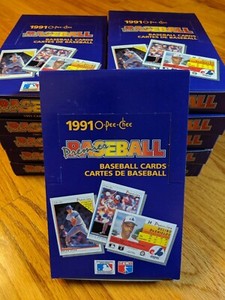 1991 O-Pee-Chee MLB Baseball Unopened Wax Box