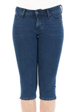 Mustang Femmes Capri Jeans Jasmine - Slim Fit - Bleu W26-W34 Coton Bermuda
