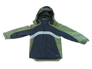 L.L. BEAN Boy's Jacket Outer Shell with Hood Size Medium 10/12 O DAT4 - Picture 1 of 24