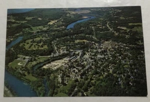 Aerial View Of Franklin, New Hampshire. Postcard (A2) - Picture 1 of 2