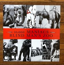 10,000 Maniacs Blind Man's Zoo RARE original promo 12 x 12 album poster flat '89