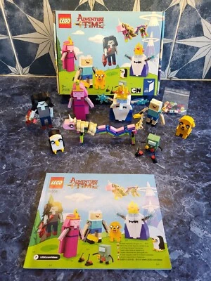 Rare Vintage CN Adventure Time Figures Lego Complete In Box 21308 Fin & Jake - Image 1 of 4
