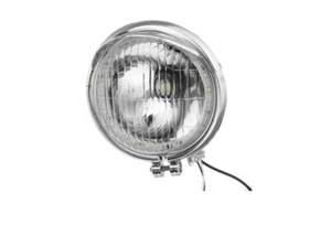 Faro LED Moto cromado estilo cafe racer bobber custom clásica chopper naked - Imagen 1 de 4