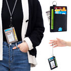 RFID Slim Leather Front Pocket Men & Women Wallet with ID Window Card Holder US