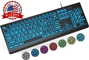 Teclado Mecanico Con Cable Para PC Computadora Multicolor Con LED, Color Nergo.. - Picture 1 of 9