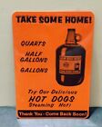 Vintage A&W Restaurant Drive in' Number Cards Root Beer 5" x 3.5" Orange