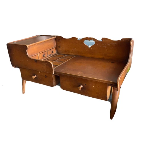 Cobblers Bench By Drexel Coffee Table Wood Furniture Brown 41”x18.5”x22.25” Cover