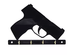 Sig Sauer P365 9mm Gun Handgun Key Rack Holder Hanger Entryway Wall Organization - Picture 1 of 5
