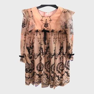 Pink Junona Embroidered Dress and Bag - Picture 1 of 8
